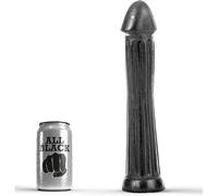 Dildo realistico 31cm tutto nero plug, Larghezza 71 mm, Lunghezza 315 mm, Profondità 71 mm, Dipartimento Couple, Colore Nero