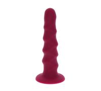 Dildo Realistico a Coste Get Real Dong - Silicone, 12 cm Rosso