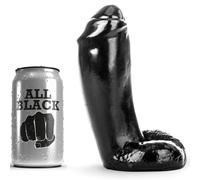 Dildo Realistico All Black - 18 cm