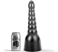 Dildo Realistico All Black - 34 cm, Uso Avanzato