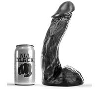 Dildo Realistico All Black Dong - 23 cm