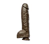 Doc Johnson Signature Cocks Bam Huge FIRMSKYN Vac-U-Lock 13" Chocolate