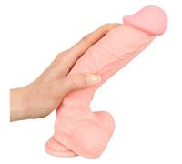 dildo realistico big ventosa vaginale anale 27 x 4,4 NON VIBRANTE