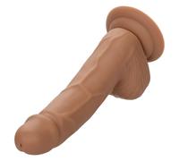 CALIFORNIA EXOTICS - BORCHIE IN SILICONE 15.24 CM MARRONE