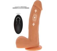 Dildo Realistico con Spinta Magnetica Get Real Pulse - Ventosa