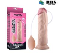 Dildo realistico con ventosa eiaculante xxl anale vaginale da uomo donna morbido