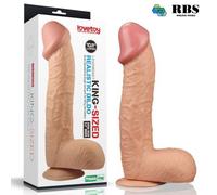 Dildo realistico con ventosa gigante grosso xxl fallo anale vaginale morbido da