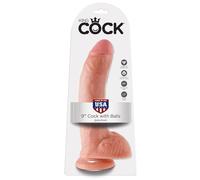 Dildo Realistico con Ventosa King Cock - 22,9 cm, Flesh