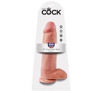 Dildo Realistico con Ventosa King Cock - 30 cm, Flesh