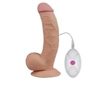 DILDO REALISTICO CON VIBRAZIONE DILDO ULTRA SOFT DUDE 7.5" 18 CM