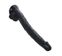 Dildo realistico extra lungo da 15 pollici, giocattolo sessuale for adulti, materiale sicuro for il corpo, pene enorme realistico con potente ventosa
