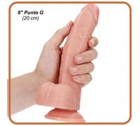 dildo realistico fallo anale vaginale carne nero con testicoli ventosa 18 20 cm