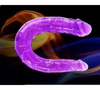 dildo realistico fallo JELLY DOUBLE pene sex toy vaginale anale mod.9