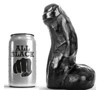 Dildo Realistico Flessibile All Black - 17 cm