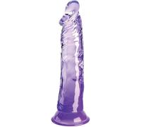 Dildo Realistico King Cock Clear - 19,7 cm, Viola