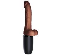 DILDO REALISTICO KING COCK PLUS THRUSTING COCK WITH BALLS 7,5” MARRONE