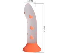 Pretty Love Magical Nightfall Dildo without Vibration Luminous Orange
