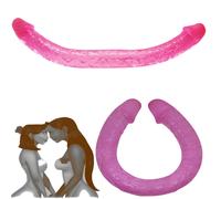 dildo realistico lungo JELLY DOPPIO pene anale vaginale 44cm sadomaso sex toy