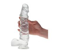 Dildo realistico MAXI pene finto con ventosa vaginale anale fallo grande BIG XXL