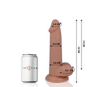 Dildo realistico mr intense 10 18 cm con ventosa, Lunghezza 300 mm, Larghezza 170 mm, Profondità 80 mm, Dipartimento Couple, Colore Nude