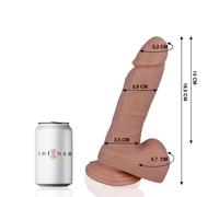 Dildo realistico mr intense 14 18,5 cm con ventosa, Lunghezza 300 mm, Larghezza 170 mm, Profondità 80 mm, Dipartimento Couple, Poids 0.626 Kg, Colore Nude