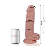 Dildo realistico mr intense 20 20 cm con ventosa, Lunghezza 300 mm, Larghezza 170 mm, Profondità 80 mm, Dipartimento Couple, Colore Nude