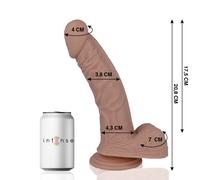 Dildo realistico mr intense 23 misura 20,8 cm con ventosa, Lunghezza 300 mm, Larghezza 170 mm, Profondità 80 mm, Dipartimento Couple, Poids 0.603 Kg, Colore Nude