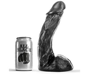 Dildo realistico nero curvato di 23 cm, Larghezza 120 mm, Lunghezza 230 mm, Profondità 95 mm, Dipartimento Couple, Poids 0.707 Kg, Colore Nero