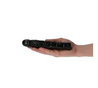 Dildo realistico nero pene finto stimolatore vaginale anale fallo morbido black