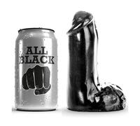 Fallo piccolo vaginale pene finto anale mini dildo realistico con testicoli nero