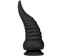dildo realistico Octopus Tentacle Dildo Plug anale Dilatatore Giocattoli del sesso per donna Uomo Ventosa Pene animale Giocattoli per adulti (nero)