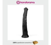 Dildo realistico pene morbido gigante di cavallo con vene e ventosa 48 cm XXL