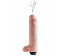 Dildo Spruzzante Realistico King Cock 10" (25cm) - Colore Naturale