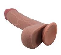 Dildo Realistico Pretty Love Sliding Skin Series Marrone 23,4 Cm