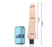 Dildo realistico ragnar color carne autolubrificante 24,5 cm, Larghezza 115 mm, Lunghezza 335 mm, Profondità 50 mm, Dipartimento Couple, Colore Nude