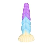 dildo realistico S/M/L Dildo morbido Masturbatore femminile Giocattoli sexy Per Donne Pene realistico Ventosa in silicone Dildo Donne (17,5 cm stile c)