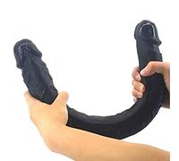 dildo realistico SEX TOY sadomaso DOPPIO pene NERO INTIMO SEXY ENORME black