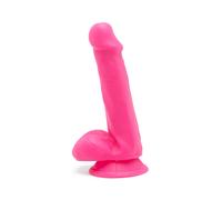 ToyJoy Get Real Happy Dicks Dildo 6 Inch with Balls Pink