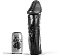 Dildo realistico tutto nero 28cm lungo, Lunghezza 280 mm, Larghezza 85 mm, Profondità 90 mm, Dipartimento Couple, Colore Nero