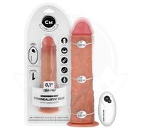 Dildo Realistico Vibrante Cock Miller 8" - Ventosa, 20,5 cm