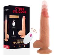 Dildo Realistico Vibrante Cyber Silicock Realistic Master - 23 cm