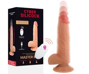 Dildo Realistico Vibrante Cyber Silicock Realistic Master - 23 cm
