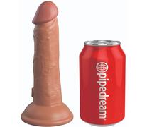 Dildo Realistico Vibrante King Cock Elite - Silicone 15 cm