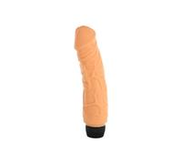 Dildo realistico vibrante sevencreations, Larghezza 70 mm, Lunghezza 255 mm, Profondità 62 mm, Dipartimento Couple, Colore Nude