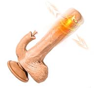 Dildo Realistico Vibratoreper Donna Professionale Clotoride Dido Con Ventosa Vibratori Donna Pene Finto Fallo Reaistico Vibratore per Uomo Sex Toys Dido Vibrante Donne xxl Plug Anali 220mm USB-B226