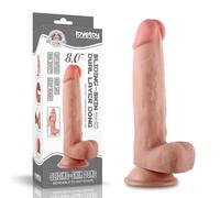 Lovetoy Sliding-Skin - dildo a doppio strato - 21cm (naturale)