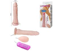 Dildo spruzzante vaginale anale con ventosa pissing fallo realistico sadomaso