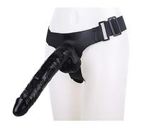 Dildo Strap-On, Dildo Enorme, Dildo con Strap-On Regolabile, Vene Reali E Testicoli Sporgenti, Giocattoli del Sesso per Donne E Uomini, Giocattoli di Sesso Masturbazione Lesbica,Nero