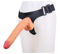 Dildo Strap-On, Dildo Enorme, Dildo con Strap-On Regolabile, Vene Reali E Testicoli Sporgenti, Giocattoli del Sesso per Donne E Uomini, Giocattoli di Sesso Masturbazione Lesbica,Flesh