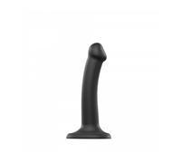 strap-on-me Silicone Bendable Dildo Black S